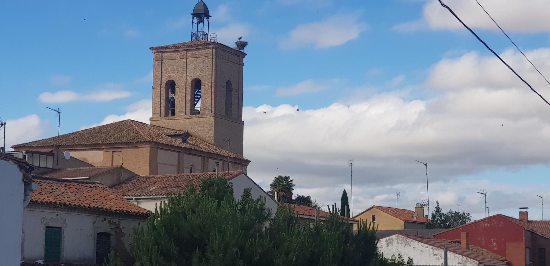 Panorámica iglesia de San Mamés, Magaz de Pisuerga