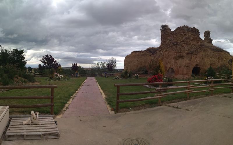 Panorámica del Castillo de Castrillo de Villavega